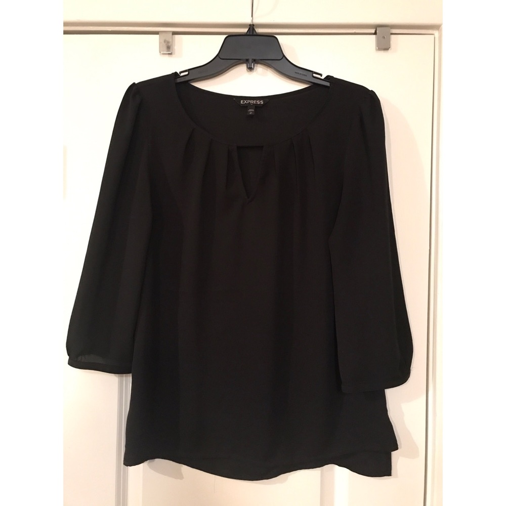 ❌SOLD❌ ✨Like New✨ Express Black Blouse